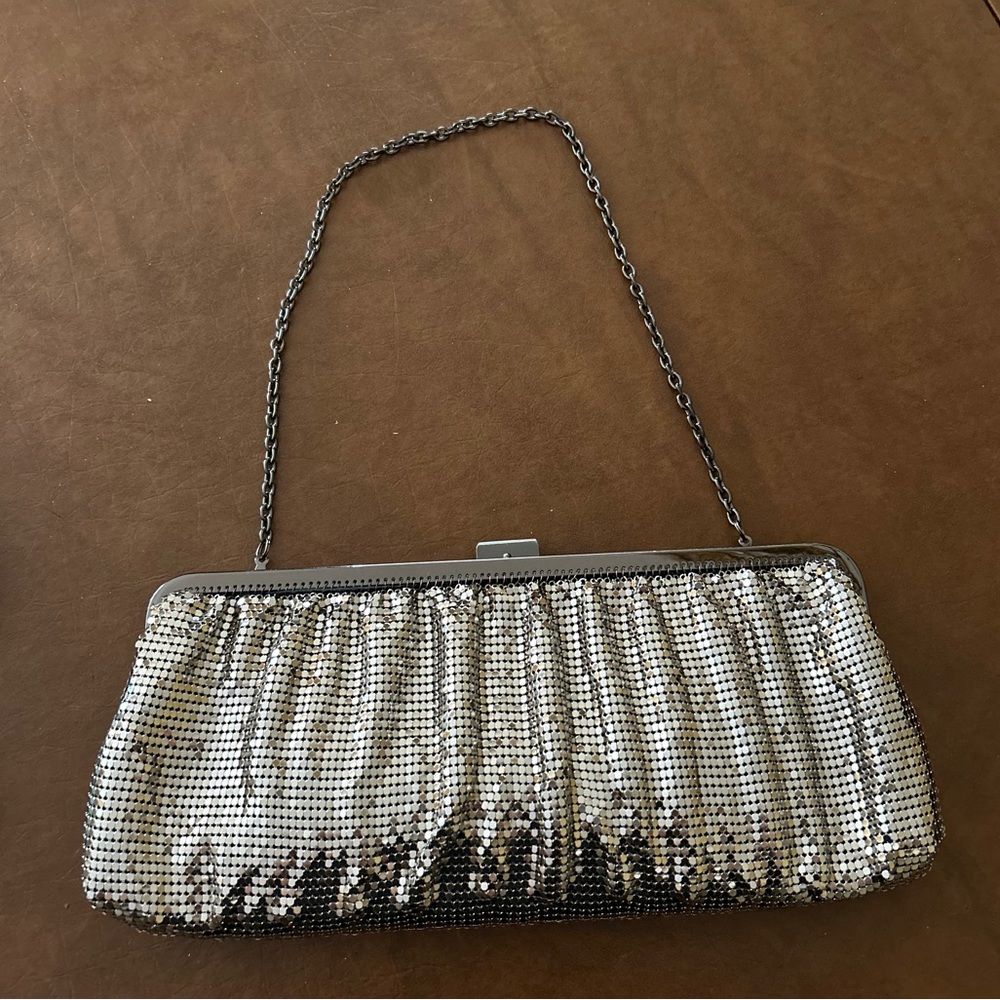 Whiting & Davis Silver Mesh Evening Bag